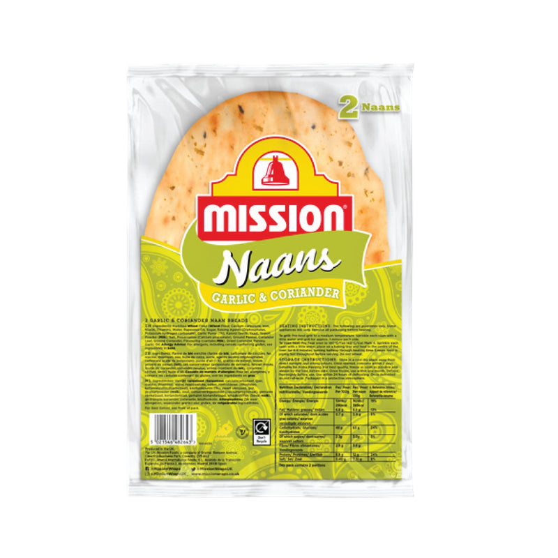 Mission Naans Garlic & Coriander
